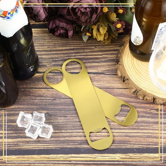 Pack of 20 Flat Bottle Opener Stainless Steel Beer Openers Blanks Heavy Duty Bar - Picture 7 of 7
